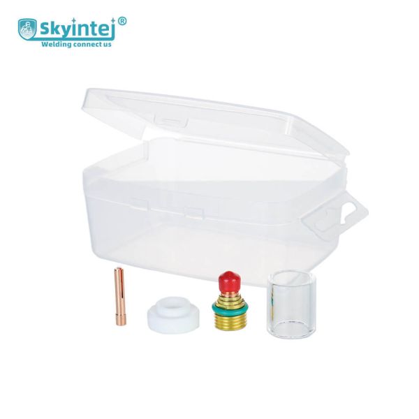 Professional TIG Welding Torch Fittings 4PCS Pyrex Glass Cup Set