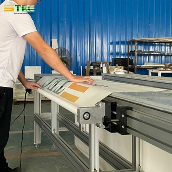 Machine d'enroulement et de collecte de rouleaux de tissu pour stores (capacité 3M)