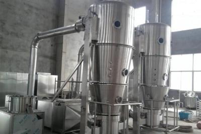Bottom Spraying 15 Kg / Batch Fluidized Bed Powder Coating Equipment