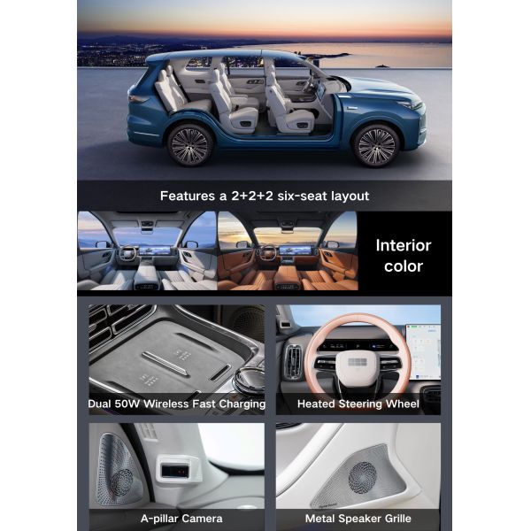 2025 Galaxy M9 >700km NEDC Range High-Power Front-wheel Drive Plug-in Hybrid SUV Lithium Iron Phosphate Battery Entry-level
