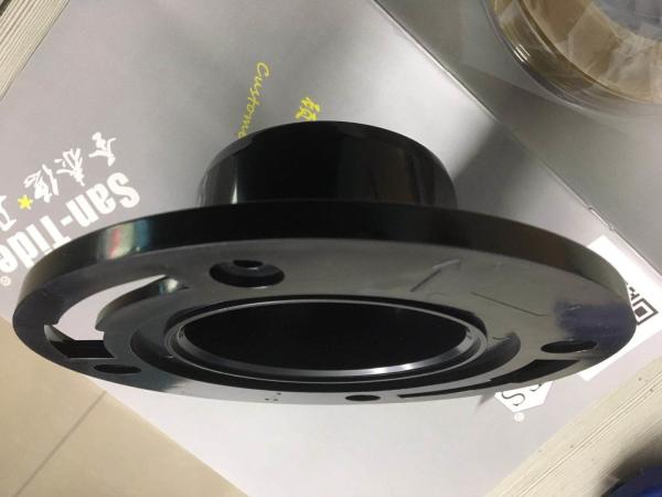 Large Caliber Plastic Toilet Seal Flange , Wax Ring And Bolts For Toilet Bowl
