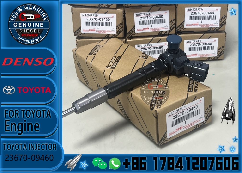 295700-0560 Diesel Fuel Injector 23670-09430 23670-19015 23670-0E020 for Toyota 1GD 2GD 2 Pins Injection Valve 23670-11020
