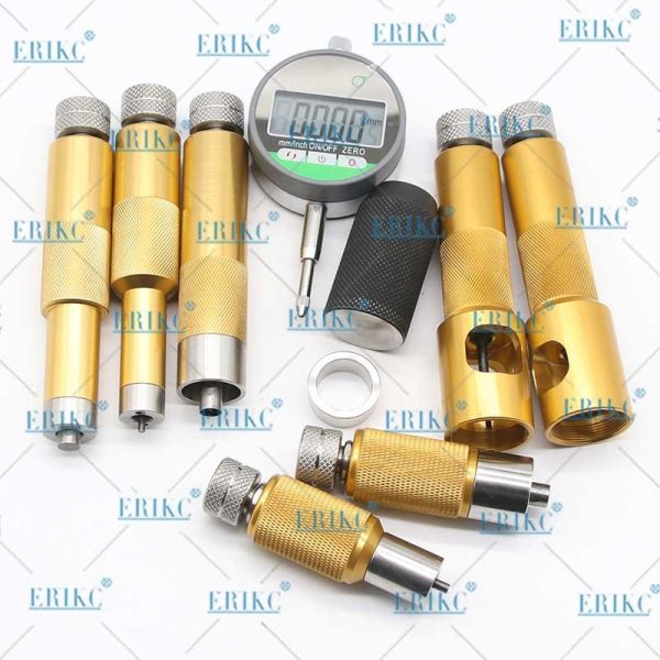 ERIKC E1024007 Lift Measuring Instrument Common Rail Injector Nozzle Washer Space Testing Tools Sets For BOS Denso