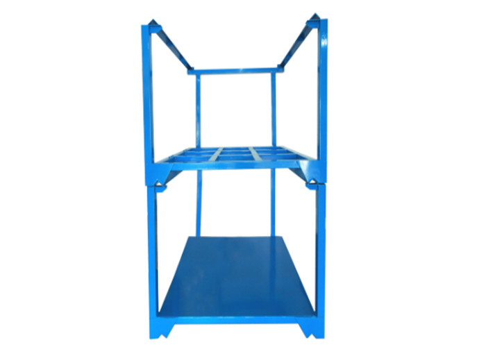 Хранение Nestainer склада Stackable стальное кладет паллет на полку с основанием листа