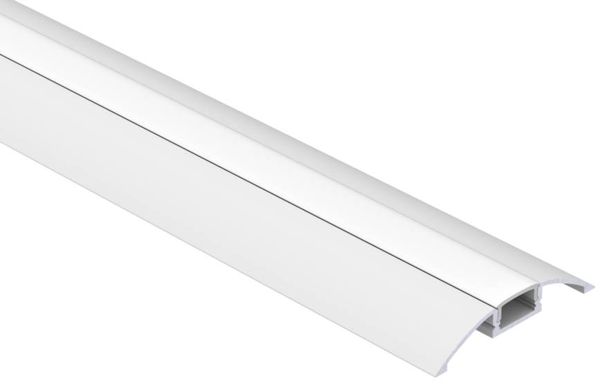 Профиль прокладки Les для поверхностного держателя освещая W56.8*H11.2mm с крышкой отражетеля ПК