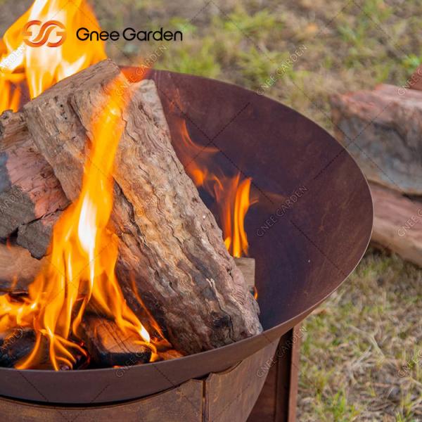 corte do laser de 56cm em volta do fogo Pit For Garden Decoration de Corten