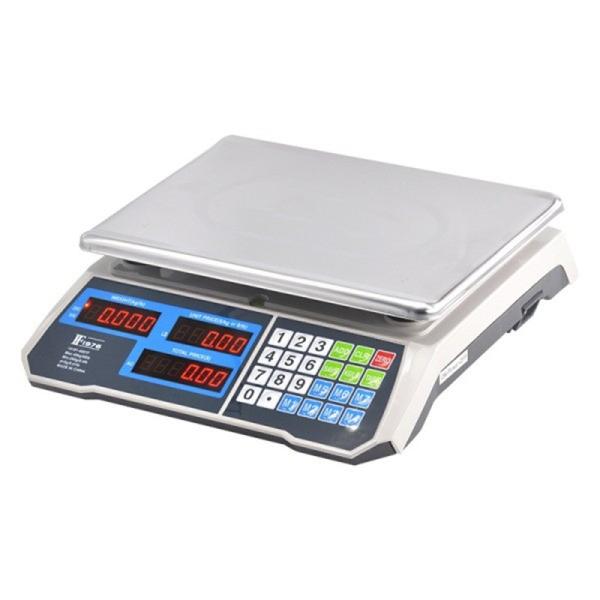 Balance de précision rectangulaire 40 kg pour fruits, balance commerciale électronique avec division de 1 g, alimentée par batterie