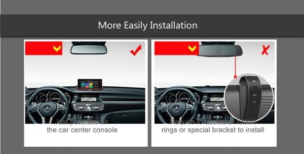 Car Camera Full HD 1080P Rearview Mirror Wifi 3G Car DVR with GPS Navigation 7 Android Dash Camera