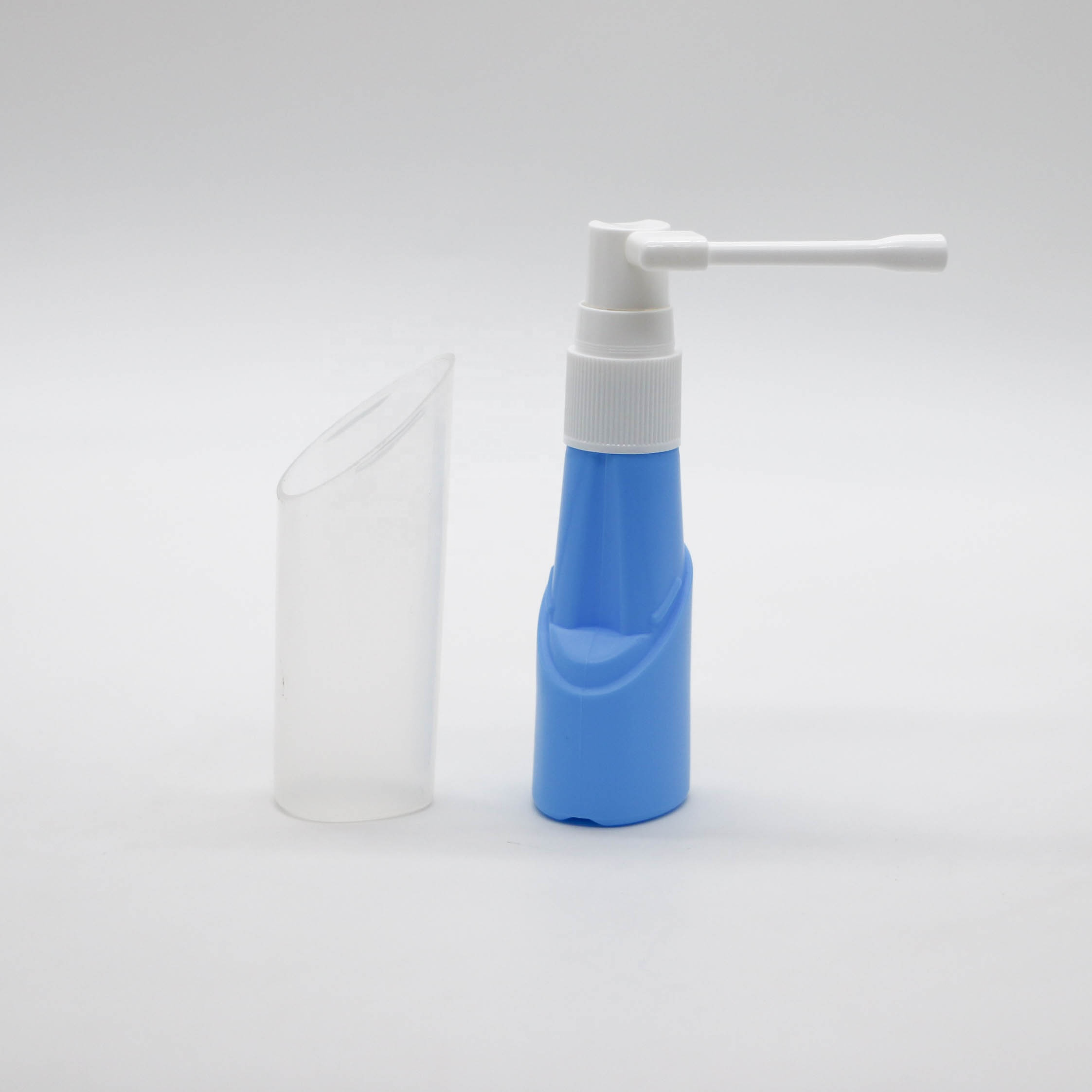 Bouteille à pulvérisation orale en plastique nasal long en HDPE de 30 ml Bouteille rechargeable en plastique durable