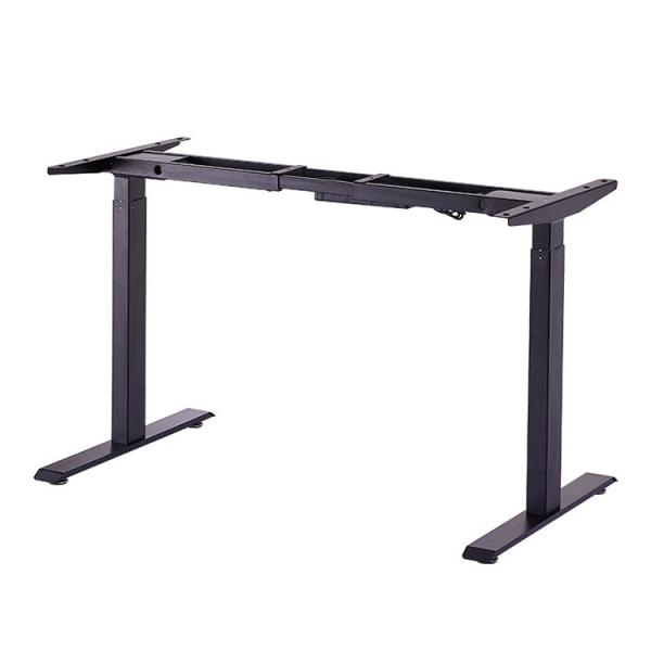 Electric Sit Stand Up Desk Adjustable Height Table for Dual Motorized Marbling Table White
