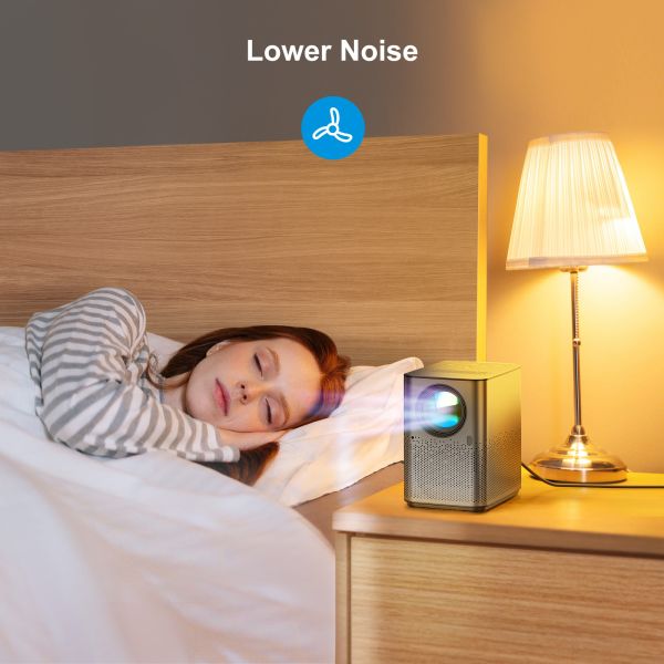 100 люмен ANSI Lift Bracket 4k мини-проектор для домашнего кинотеатра на улице