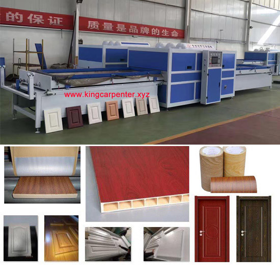 PVC profile vacuum press machine vacuum membrane press machine
