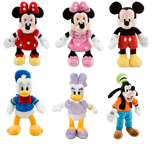 22cm Original Full Set Disney Plush Toys Disney Family Stuffed Animals