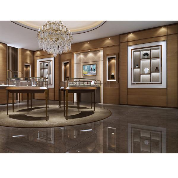 Exquisite Glass Store Display Case , Lockable Display Cabinet For High End Jewelry Store