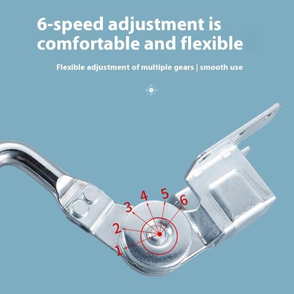 Hot Selling Headrest Sofa Hinge Bed Hardware Accessories Mechanism Accessories Silver Metal Furniture Headrest Hinge