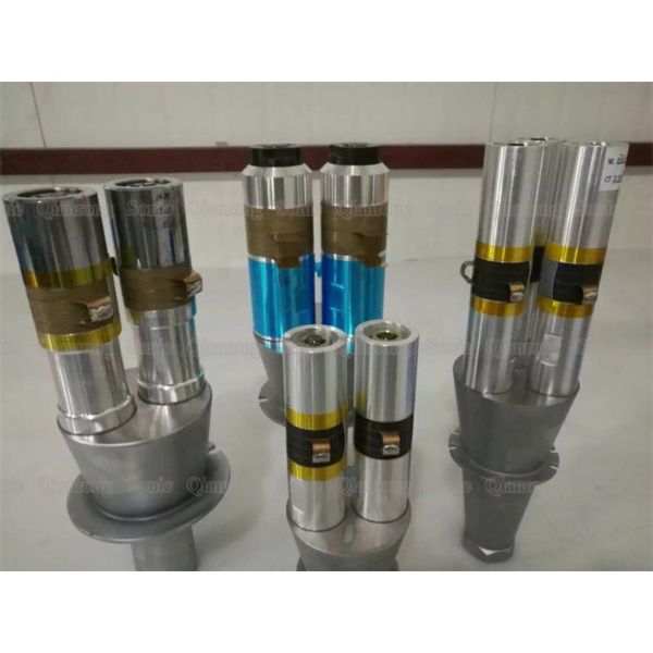 38mm Diameter Double Welding  20 Khz Ultrasonic Transducer With PZT8 Piezoelectric Ceramics