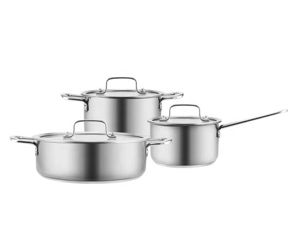 Kitchen Set Stainless Steel Cookware Set  OEM ODM Color 3pcs