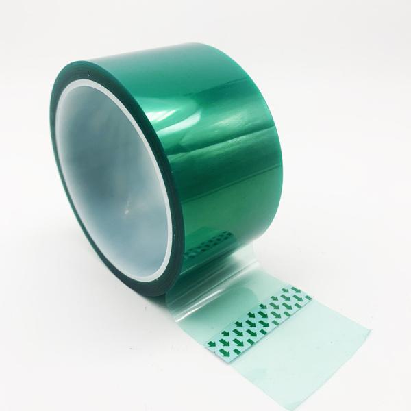 High Temperature Heat Resistant Green Green PET Silicone Adhesive Tape