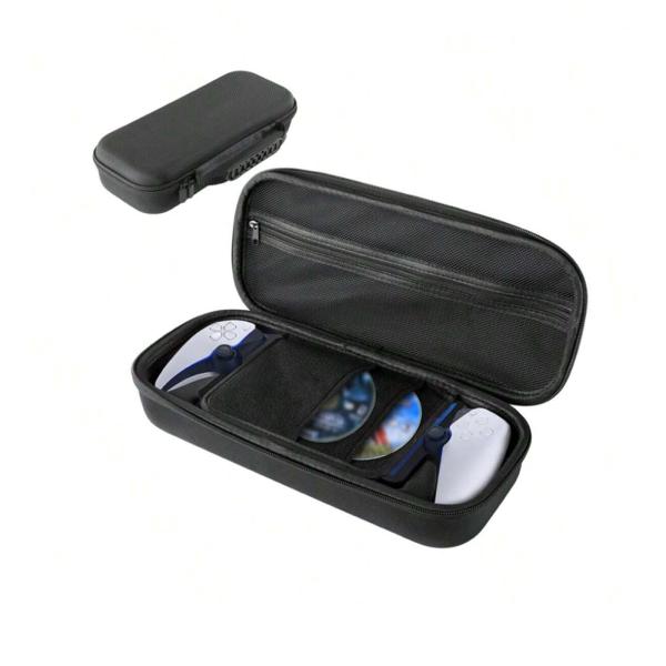 Travel Case Set with thumbstick Grip Caps Tempered Glass Screen Protector  Silicone cover for PS Portal
