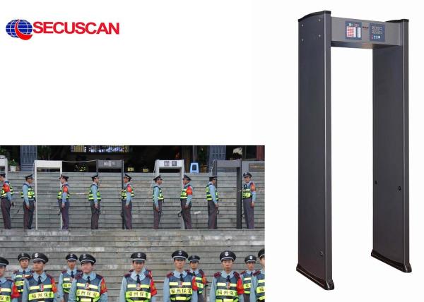 6 Pinpoint Zones Walk Through Metal Detector made in china with High performance