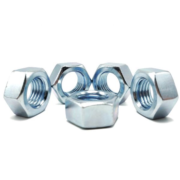 Hex Nuts Metal M6 DIN Standard Carbon Steel for Heavy Industry