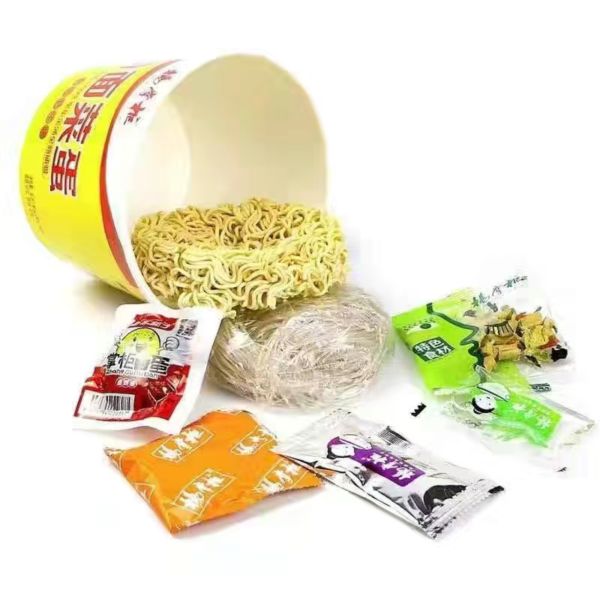 OEM Original Yellow Chinese Spicy Cup Instant Noodles Beef Flavor Oil Fried 183g*12