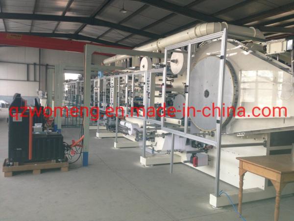 WM-A002 Computer Control Panel Adult Nappy Manufacturing Machine Automation Light Production