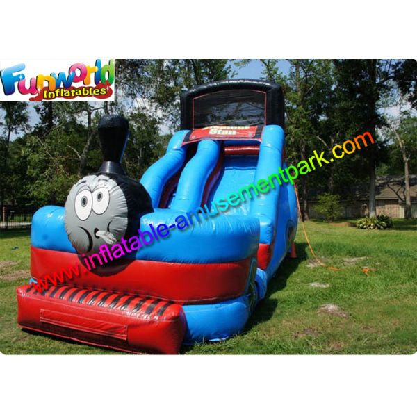 Commercial Grade Inflatable Dry Slide Cute Double Line For Children