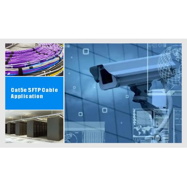 White SFTP CAT5E Cable LSZH Jacket 24AWG Network Cable 100MHz 1000FT