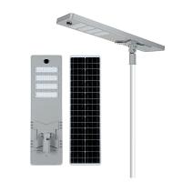 Lampe de rue à diode électroluminescente solaire monocristalline de 200 W blanche froide intégrée