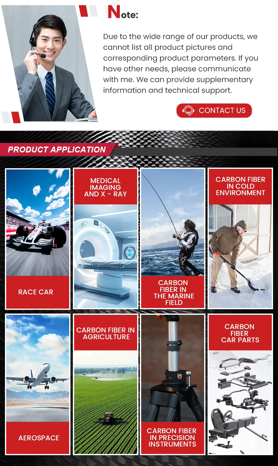 High Strength Lightweight Carbon Fiber Sheet and Plate with Custom Cutting for Aerospace and Industrial Applications