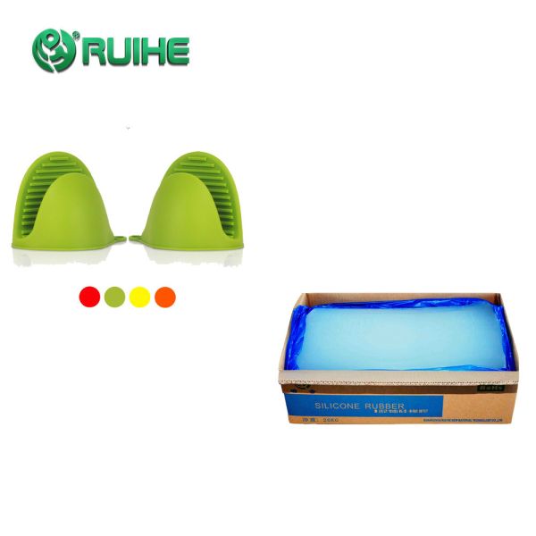 Перчатки печи сопротивления твердой силиконовой резины качества еды высокотемпературные