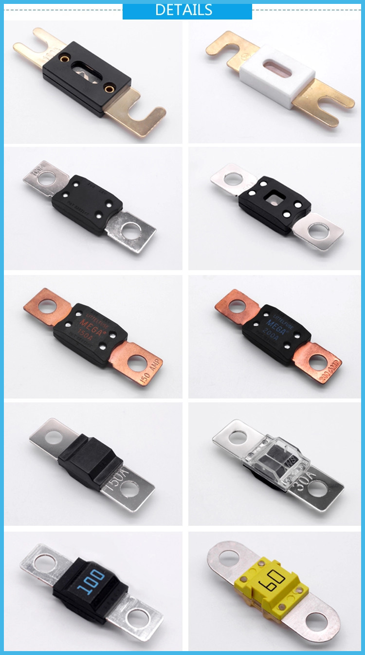 Взрыватели батареи 50A Littelfuse 58VDC морские расклассифицированные - 300A
