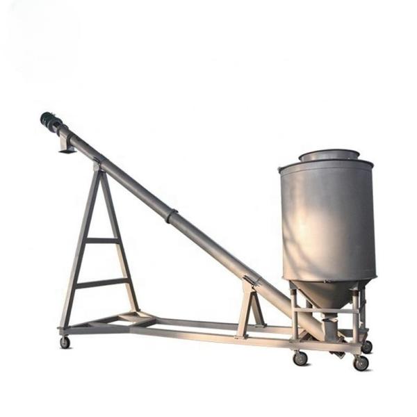 Cement Flexible Auger Feeder Stainless Steel Screw Conveyor With Heat Resistant