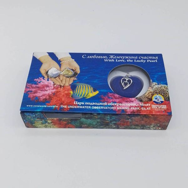 Custom Color Box DIY Wish Pearl Necklace Gift Box With Fashion Cage Pendant sending to Everybody