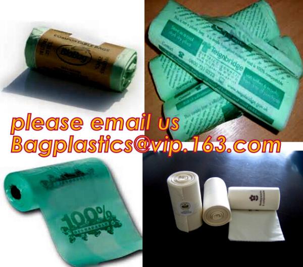 eco friendly disposable bags,kitchen drawstring bags trash bags,compostable bag, Eco friendly cornstarch compostable bag