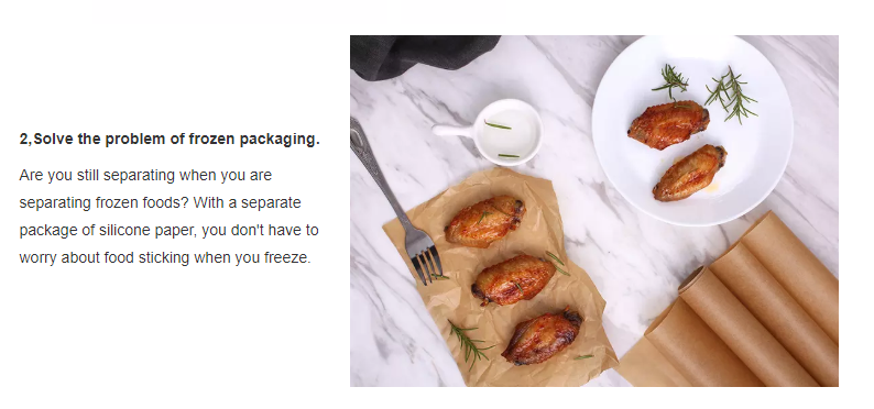 Крен пергаментной бумаги отпуска масла веса 100gsm ширины 160cm покрытый силиконом