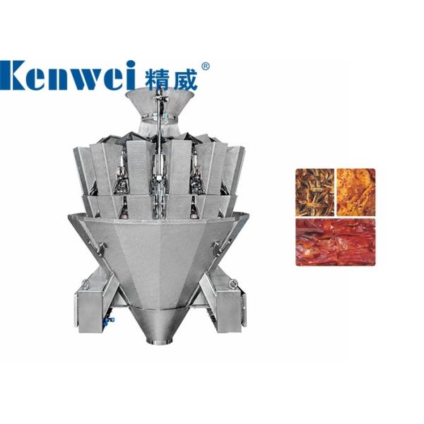 14 Head Multihead Weigher For Weighing Anchovy Fish Machine