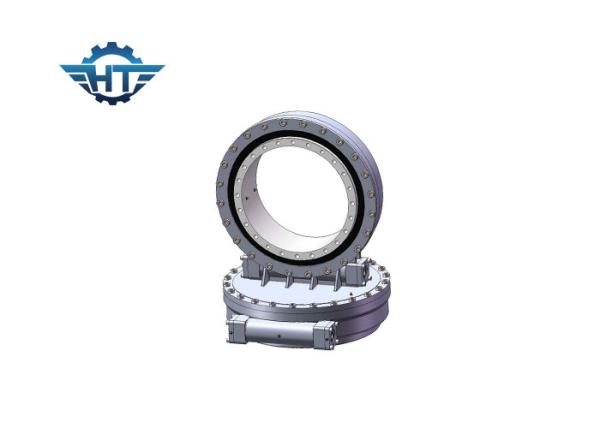 SDE 21 Gear Ratio 125 / 1 Worm Gear Slew Drive Enclosed Housing Hourglass For CPV