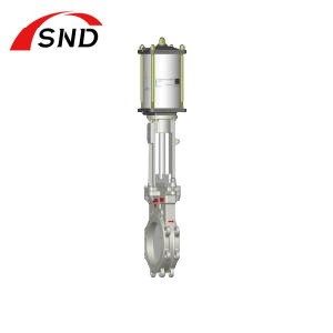 DN50-DN1000mm Pneumatic Knife Gate Valve Used In Papermaking Petrochemical