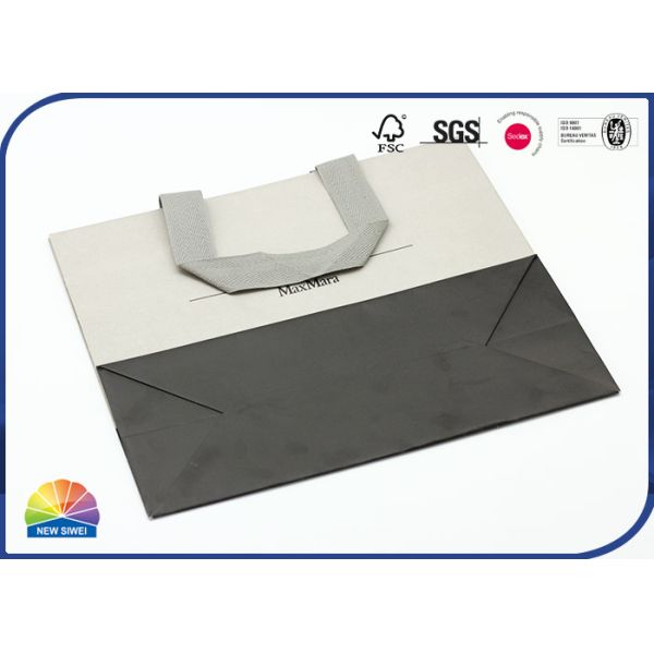 las compras del papel de la especialidad 200gsm empaquetan la impresión 2c con las manijas anchas