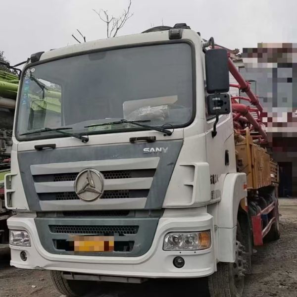 Pompes à béton d'occasion en bon état 2019 SANY 30m 30m petit camion de pompe à béton
