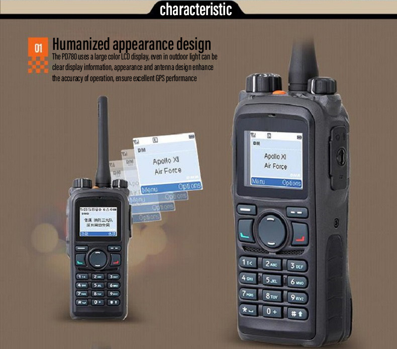 Цифровое двухстороннее радио Взрывозащитное PD780 PD785 IP67 двухстороннее радио водонепроницаемое прослушивающее устройство дальнего радиосвязи цифровое двухстороннее