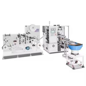 自動タレットラベルスリッティング＆巻取り機 ロータリーダイカット330