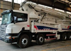 caminhão de 180m3/H 56m Zoomlion, bomba concreta do crescimento longo com motor
