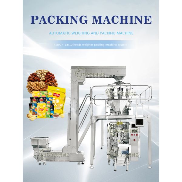 Multi-heads Weigher Packaging Machine with Film Material POPP CPP VMCPP BOPP PE PET AL NY