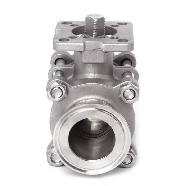 Oed Supported 3PC Sanitary Clamp Ball Valve for Oil Media and ISO 5211 Standard