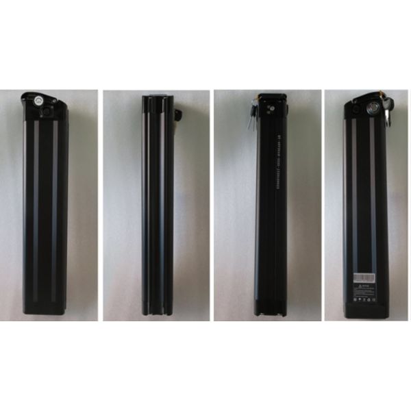 48V 20Ah Silver Fish Style Ebike Battery Pack with 13S8P 104pcs Cells 515mm Length