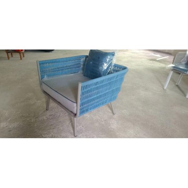 Restaurant PE Boho Rattan Coffee Table Coffee Aluminum All Weather Wicker Patio Table Chair