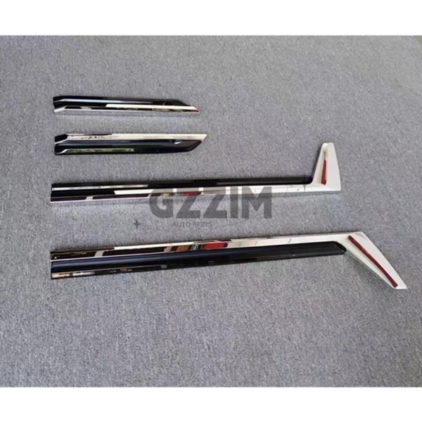 Marque de voiture pour LX600 2023 Noir Blanc Bande de garniture de carrosserie avec pièces automobiles d'origine